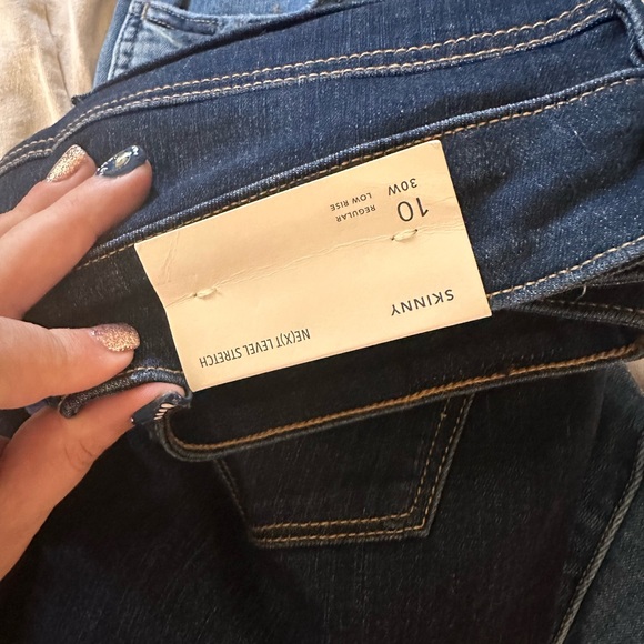 American Eagle Outfitters Dark Blue Skinny Jeans - Picture 2 of 2